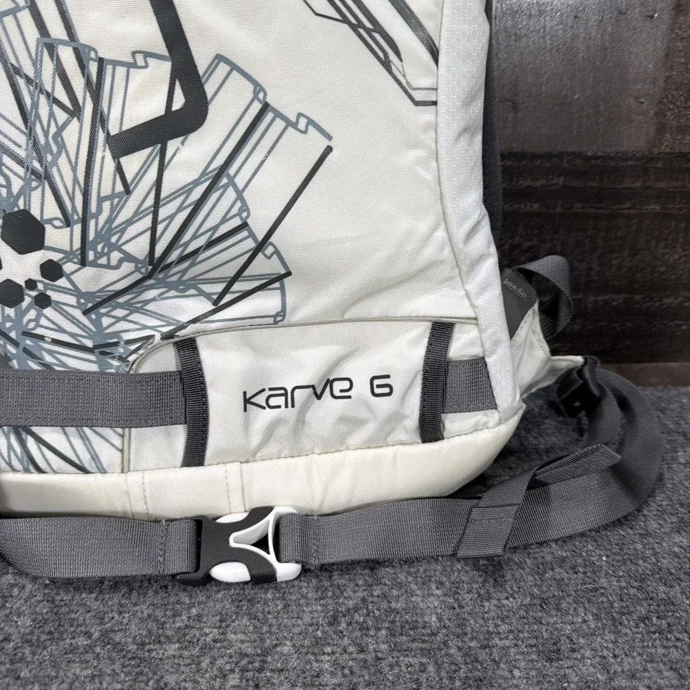 Osprey Karve 6 Backpack H2O Gray & White Sports Hiking